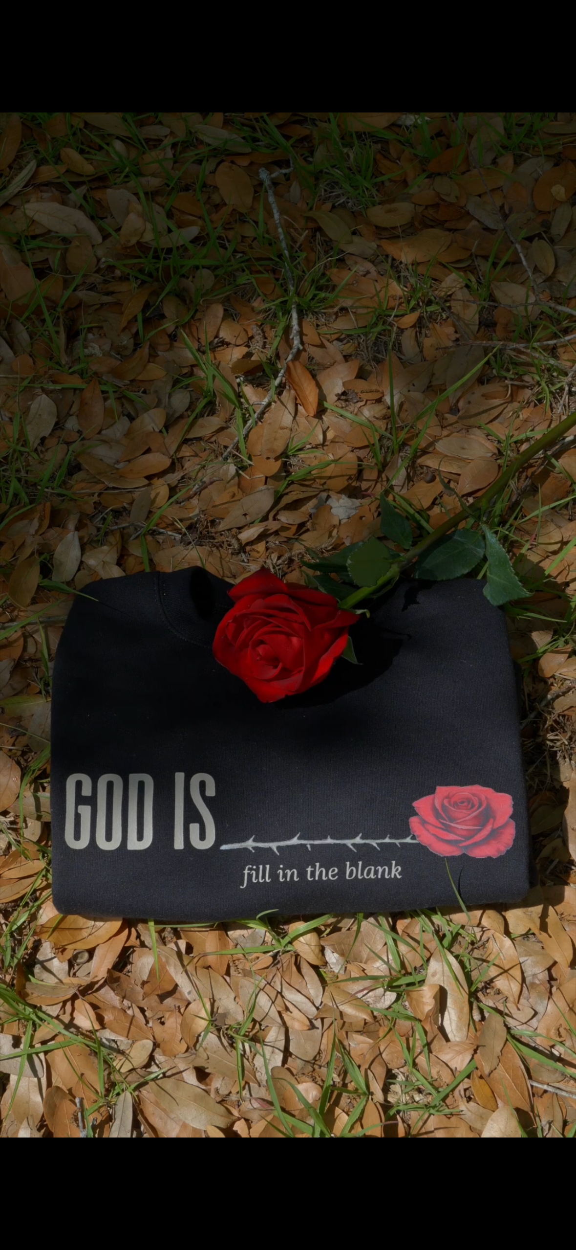 God is.... Holy Week Edition Crewneck
